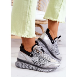 Zapatillas Mujer Cuero Maciejka 04916-03 Gris 5