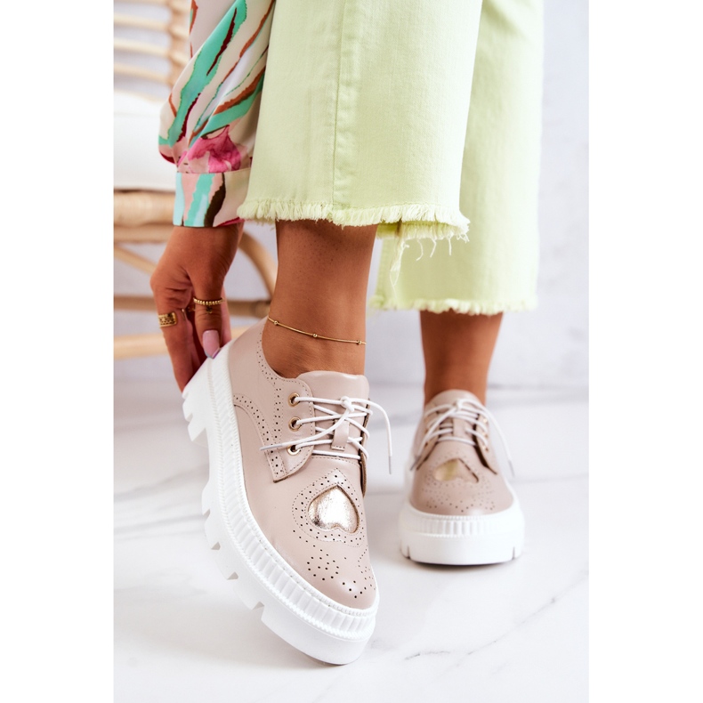 FILIPCZYK Zapatos De Piel Con Corazones Beige Curtis 1 FILIPCZYK Zapatos De Piel Con Corazones Beige Curtis 1