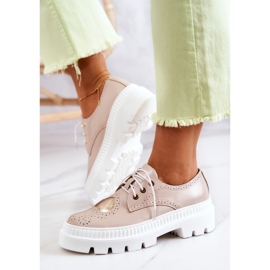 FILIPCZYK Zapatos De Piel Con Corazones Beige Curtis 4