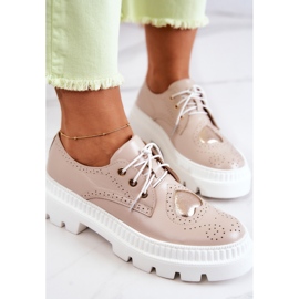 FILIPCZYK Zapatos De Piel Con Corazones Beige Curtis 5