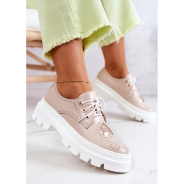 FILIPCZYK Zapatos De Piel Con Corazones Beige Curtis 8
