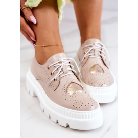 FILIPCZYK Zapatos De Piel Con Corazones Beige Curtis 9