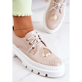 FILIPCZYK Zapatos De Piel Con Corazones Beige Curtis 3