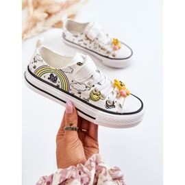 Vinceza Deportivas Infantiles Con Velcro Estampado Cordón Blanco 1 Vinceza Deportivas Infantiles Con Velcro Estampado Cordón Blanco 1