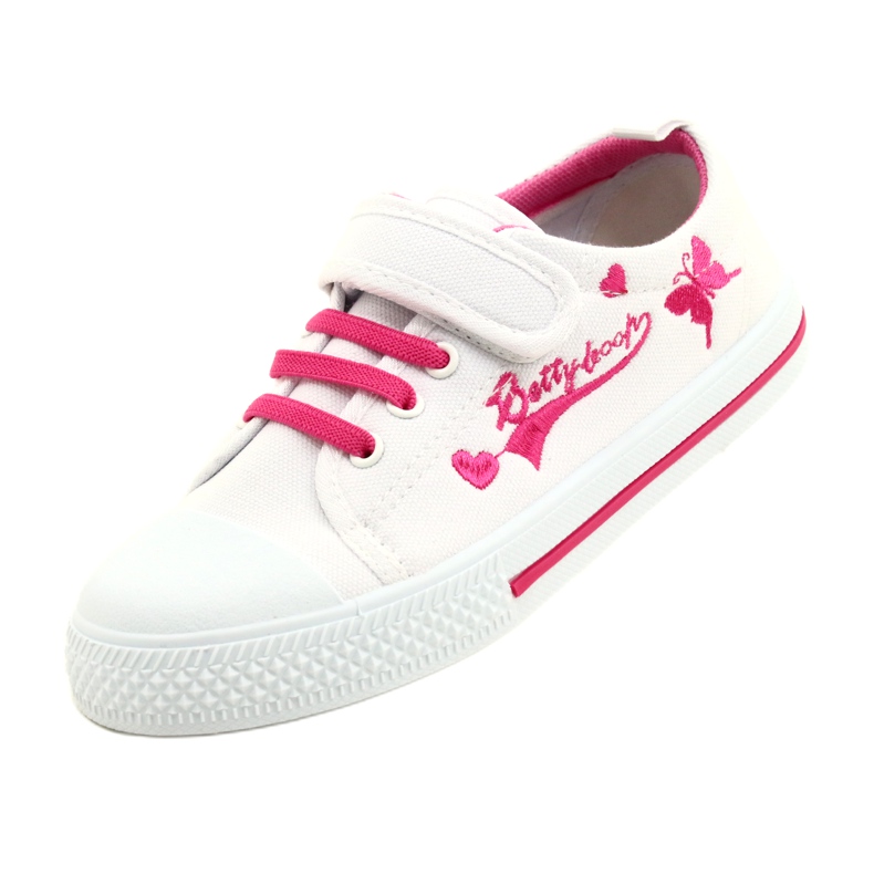 Zapatillas deportivas Beety American Club inserto de piel blanco 3
