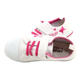 Zapatillas deportivas Beety American Club inserto de piel blanco 4