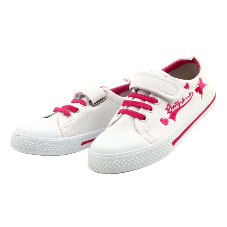 Zapatillas deportivas Beety American Club inserto de piel blanco 2