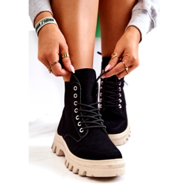 PS1 Botas Ante Atadas Hurricane Negras negro 1 PS1 Botas Ante Atadas Hurricane Negras negro 1