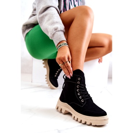 PS1 Botas Ante Atadas Hurricane Negras negro 6 PS1 Botas Ante Atadas Hurricane Negras negro 6