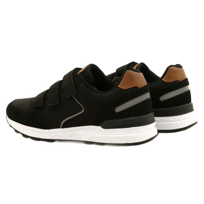 American Club AA15/22 Zapatillas deportivas con velcro negro 5