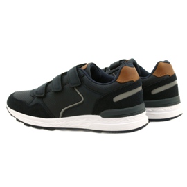 Deportivas velcros American Club AA15/22 Azul marino 5