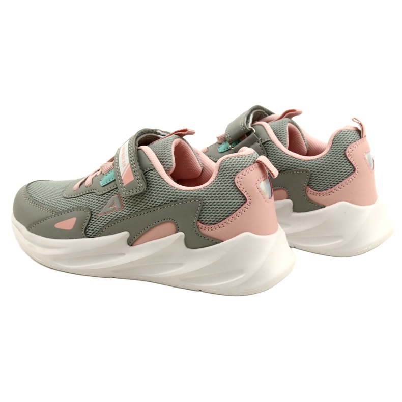 American Club de moda AA22 / 22 Zapatos deportivos grises rosado 4 American Club de moda AA22 / 22 Zapatos deportivos grises rosado 4