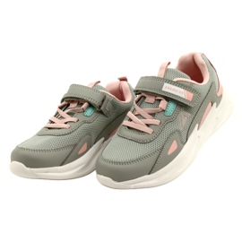 American Club de moda AA22 / 22 Zapatos deportivos grises rosado 2