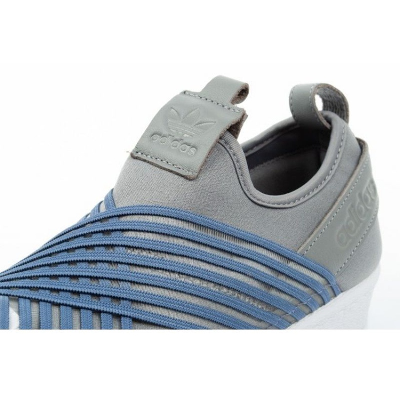 Zapatillas Adidas Superstar Slipon Mujer CG6012 azul gris 2