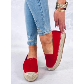 Alpargatas de mujer Pilar Rojo 3