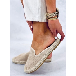 Alpargatas casacas mujer Carmen Beige 4