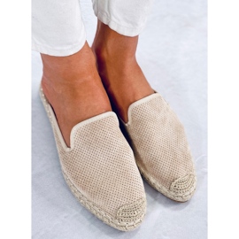 Alpargatas casacas mujer Carmen Beige 5