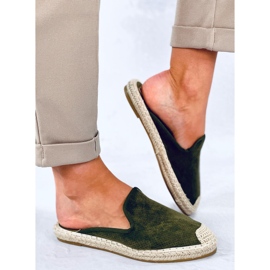 Carmen Green alpargatas zapatillas mujer verde 1