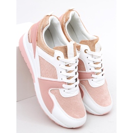 Deportivas cuña Adan Pink rosado multicolor 5