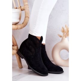 S.Barski Botas Mujer Ante Cuña Oculta Negro Solene 1 S.Barski Botas Mujer Ante Cuña Oculta Negro Solene 1