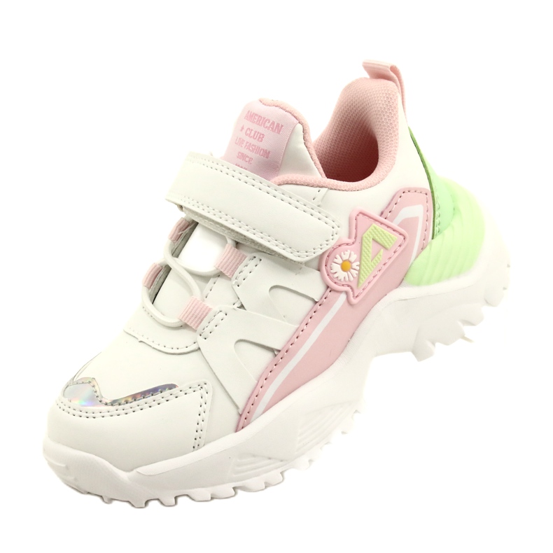 American Club Velcro con holograma AA25/22 Blanco 3