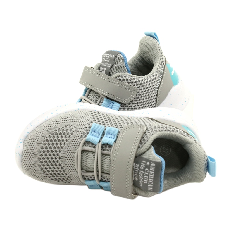 Zapatillas deportivas American Club RD13/22 velcro Gris 4