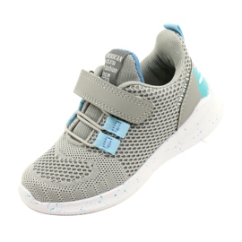 Zapatillas deportivas American Club RD13/22 velcro Gris 3
