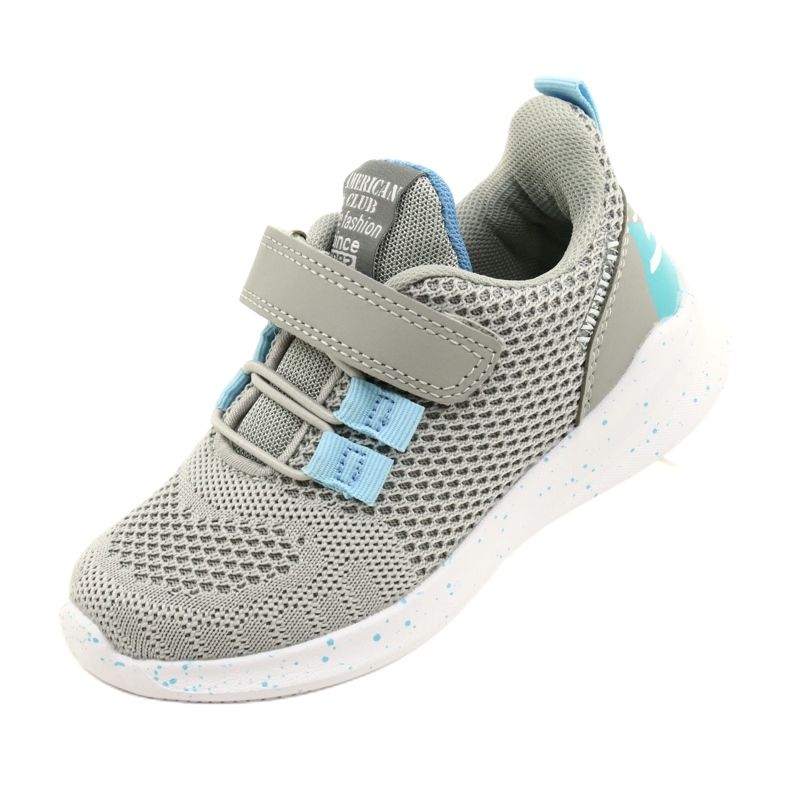 Zapatillas deportivas American Club RD13/22 velcro Gris 3