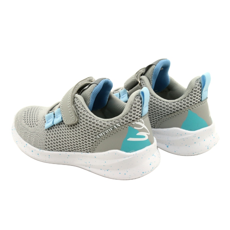 Zapatillas deportivas American Club RD13/22 velcro Gris 5