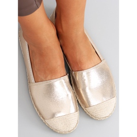 Alpargatas de mujer Casto Gold dorado 4