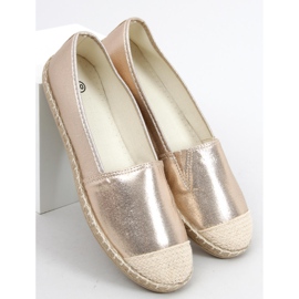 Alpargatas de mujer Casto Gold dorado 1