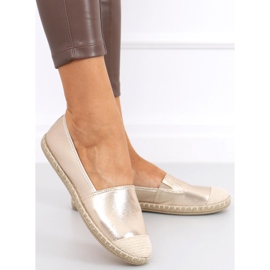 Alpargatas de mujer Casto Gold dorado 3