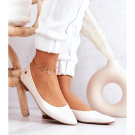 Bailarinas mujer en piel Maciejka 04100-26 Beige claro 1