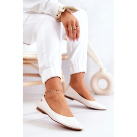 Bailarinas mujer en piel Maciejka 04100-26 Beige claro 6
