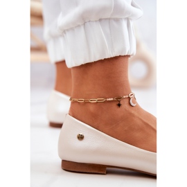 Bailarinas mujer en piel Maciejka 04100-26 Beige claro 7