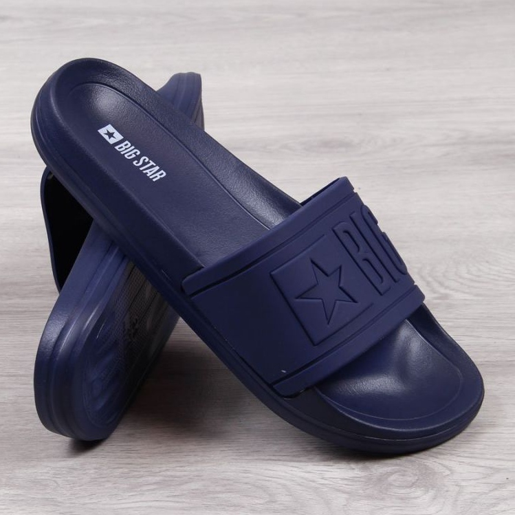 Chanclas de playa de goma Big Star Jr DD374155 azul marino 1