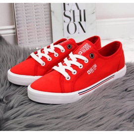 Deportivas bajas de textil Big Star W HH274061 rojo 3