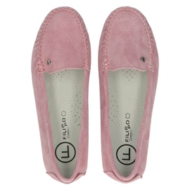 Mocasines en Piel Filippo DP2037/22 PI Rosa rosado 4