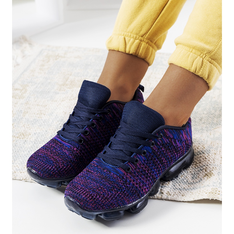 Zapatillas Anya moradas púrpura azul marino rosa 1