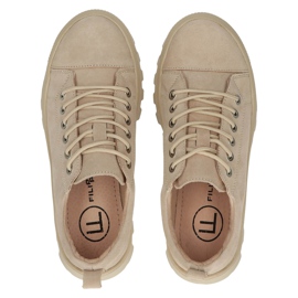 Zapatillas Deportivas de Ante Filippo DP3522/22 BE Beige 4 Zapatillas Deportivas de Ante Filippo DP3522/22 BE Beige 4