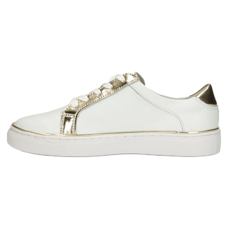 Filippo Zapatillas de cuero con estilo DP3617 / 22 WH blanco 4