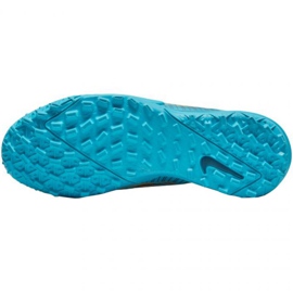 Nike Mercurial Vapor 14 Academy Tf Jr DJ2863 484 zapatos de fútbol azul azul 4