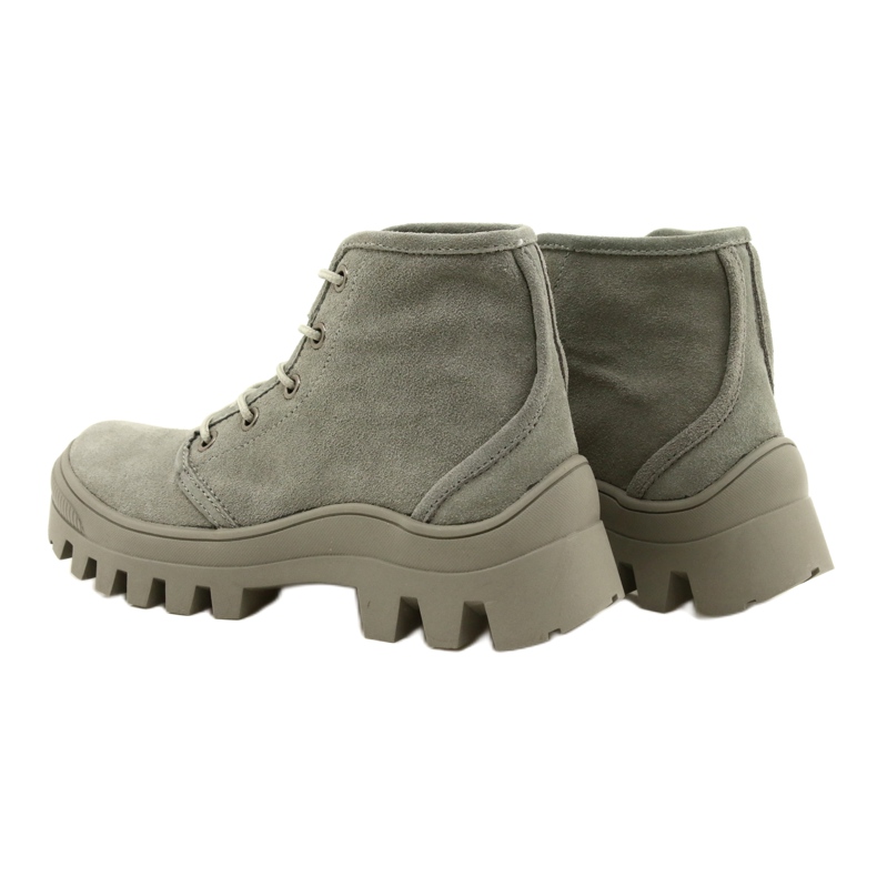 Zapatillas altas de cuero Filippo DPT3523 / 22 GR Gris 5