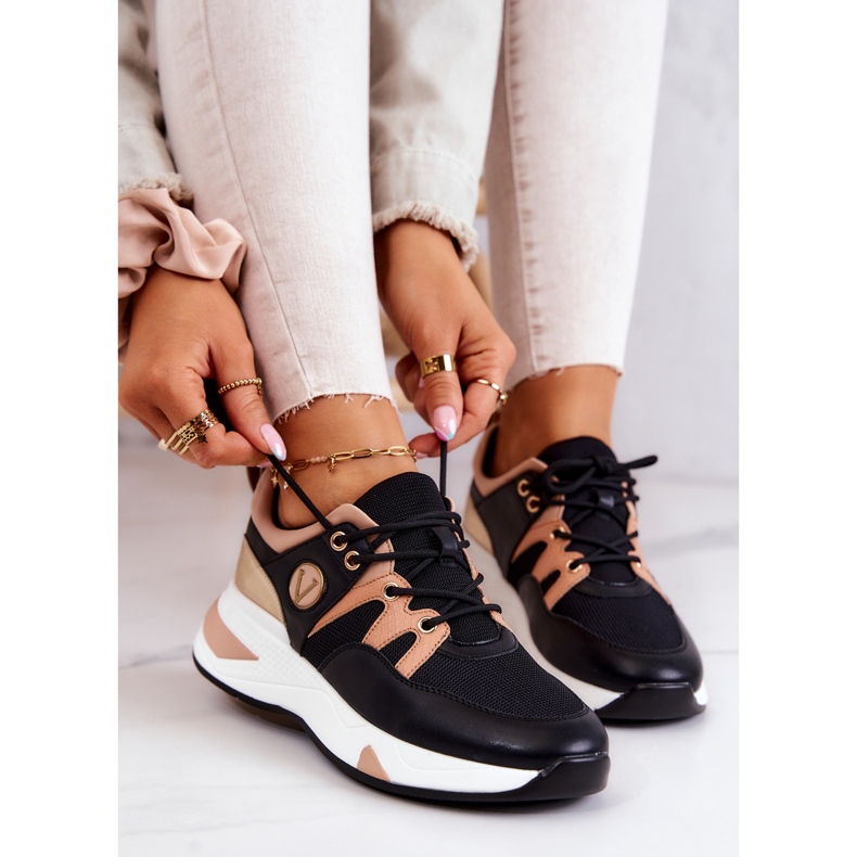 Vinceza Zapatillas Deportivas Deportivas Negras Imperio negro 1