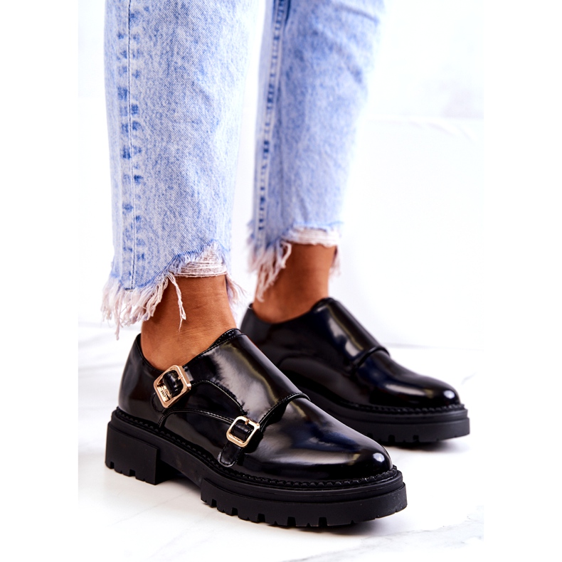 PL5 Zapatos De Piel Con Hebilla La.Fi Negro Leonie 1 PL5 Zapatos De Piel Con Hebilla La.Fi Negro Leonie 1