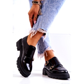 PL5 Zapatos De Piel Con Hebilla La.Fi Negro Leonie 3 PL5 Zapatos De Piel Con Hebilla La.Fi Negro Leonie 3