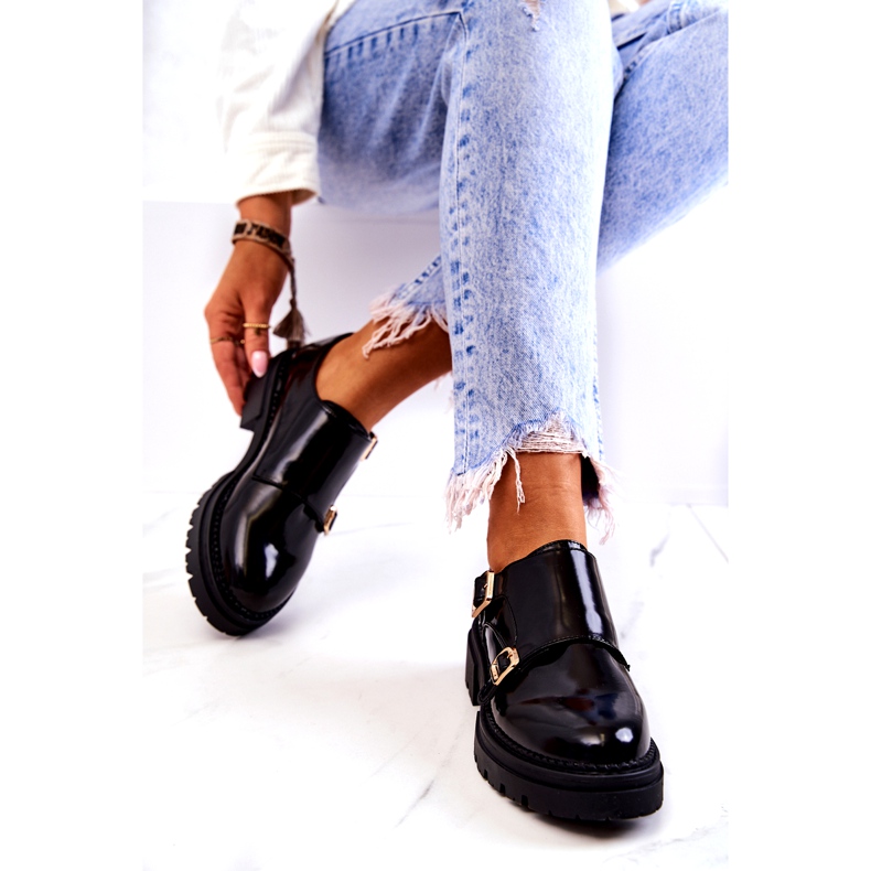 PL5 Zapatos De Piel Con Hebilla La.Fi Negro Leonie 4 PL5 Zapatos De Piel Con Hebilla La.Fi Negro Leonie 4