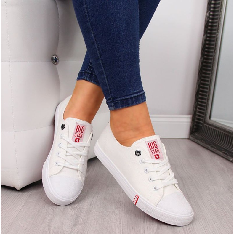 Zapatillas de textil Big Star W FF274087 blanco 6