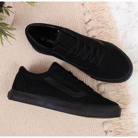 Deportivas negras Atletico W ATC264D de tejido negro 4