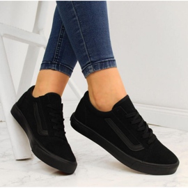Deportivas negras Atletico W ATC264D de tejido negro 5